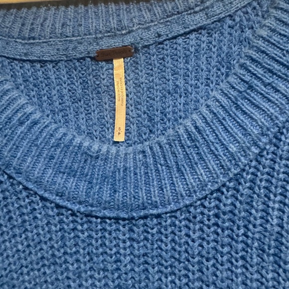 Free People Sunday Scoop Oversized Hi-Low Tunic Sweater - Picture 7 of 14